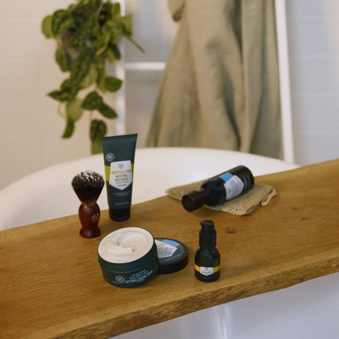 - The Body Shop | Maca Root and Aloe Softening Shaving Cream -