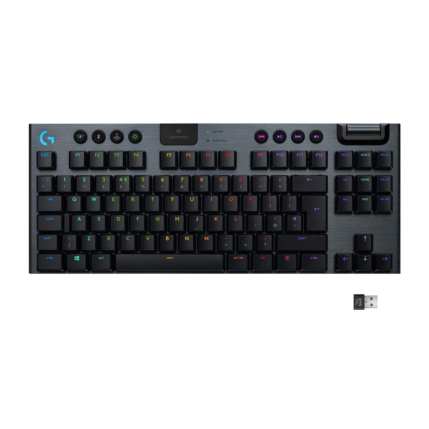 - Logitech G915 LIGHTSPEED TKL Tenkeyless Wireless Mechanical Gaming Keyboard -