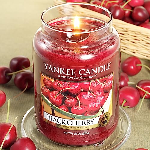 - Yankee Candle Scented Candle, Black Cherry Large Jar Candle Gift