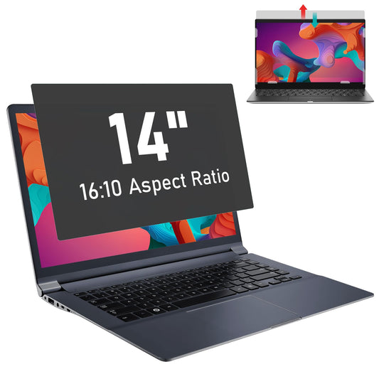- SOPPY 14 inch Anti Spy Laptop Privacy Screen Filter for 16:10 Widescreen Display | Anti Glare Screen Protector for NoteBook -