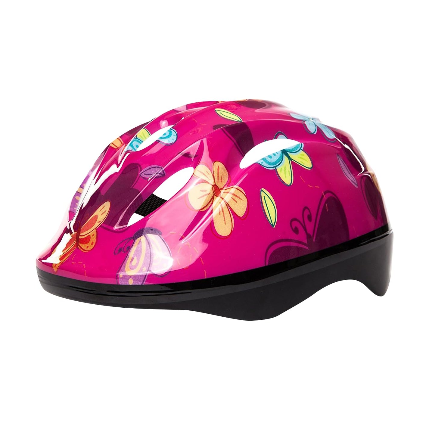 3StyleScooters SafetyMax - Kids Safety Bike Helmet - For Roller Skating/Skateboarding - For Kids Aged 3+ - EN1078 Safety Standard Approved - 2 Year UK Warranty Scooter Helmets - Butterfly
