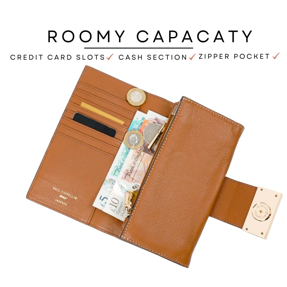 - PAUL COSTELLOE Genuine Leather Women's Wallet -