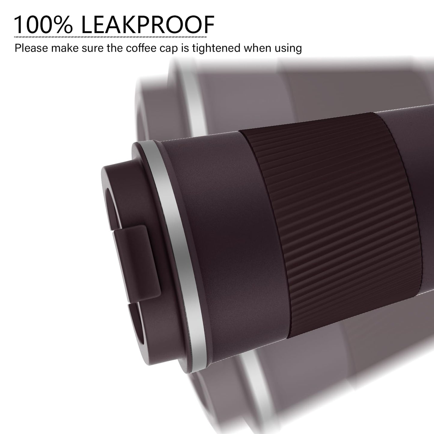 - MOMSIV Travel Mug | Insulated Coffee Cup | Leakproof Lid -