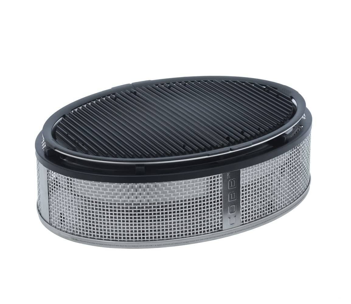 COBB Supreme Deluxe 2.0 Charcoal Grill (Grill Dimensions 50 x 36 cm, Includes Lid + Grill Plate, Large Grill, for 12 People, Table Grill, Compact Grill, for BBQ/Camping) 600-1