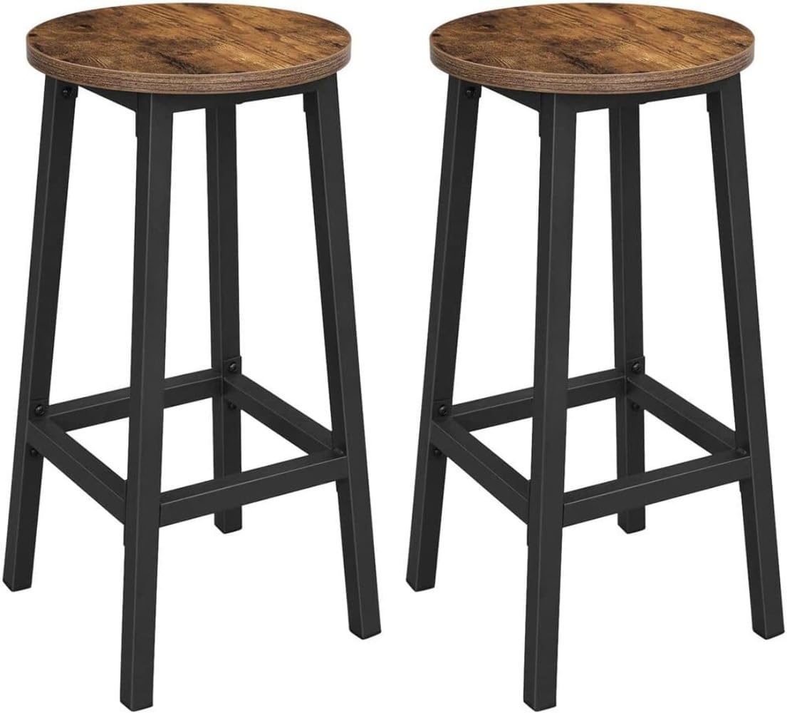 - VASAGLE Bar Stools Set of 2, Bar Chairs -