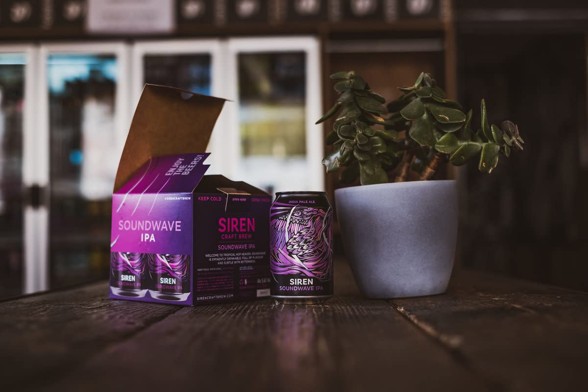 - Siren Soundwave IPA Craft Beer | 4 x 330 ml -