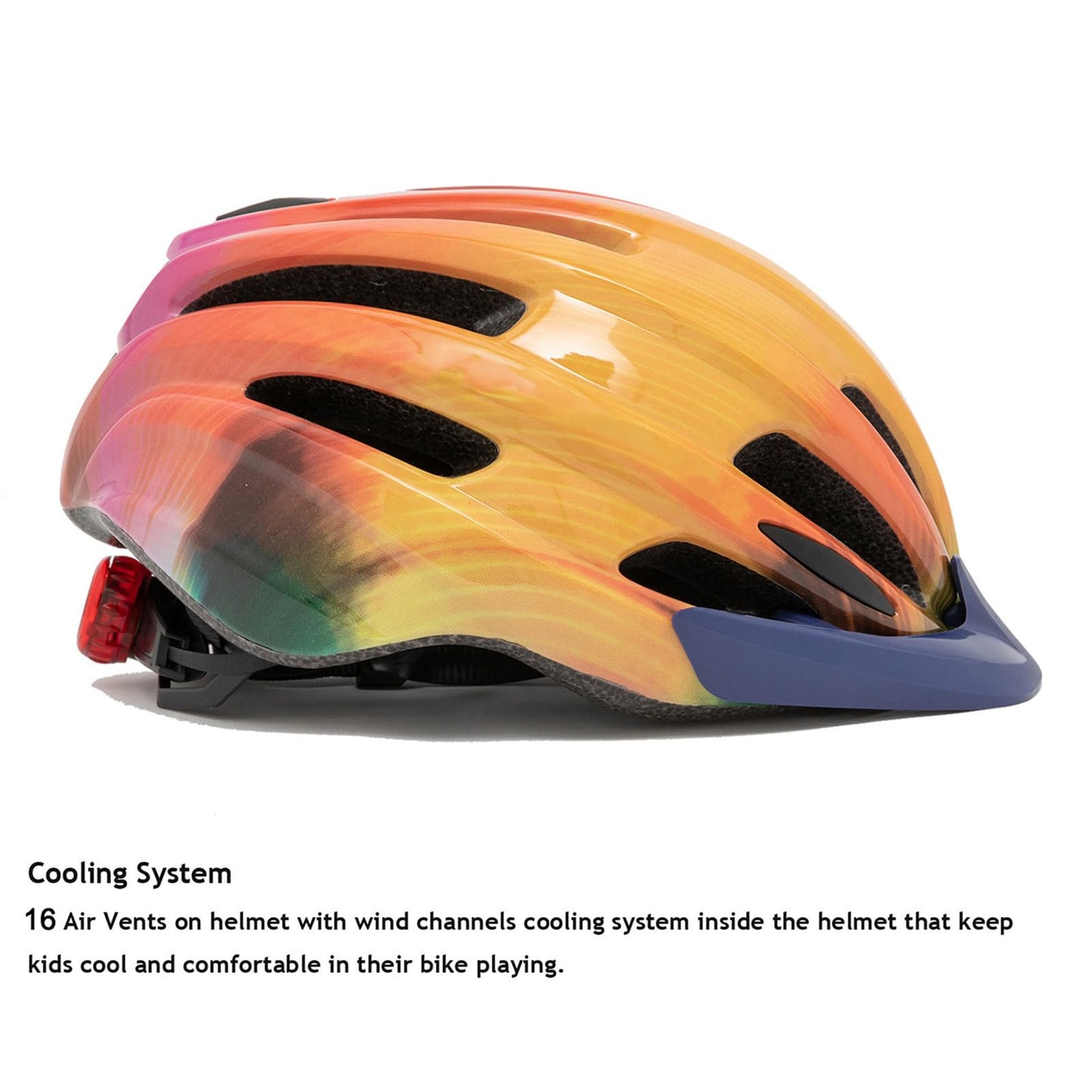 - Kids Bike Helmet | Bike Helmets for Kids with Light and Visor -
