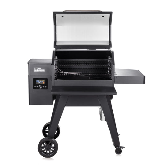 - Fire Mountain Pellet BBQ | Woodfired BBQ | Electric BBQ with LED display | Automatic Pellet Feeder -