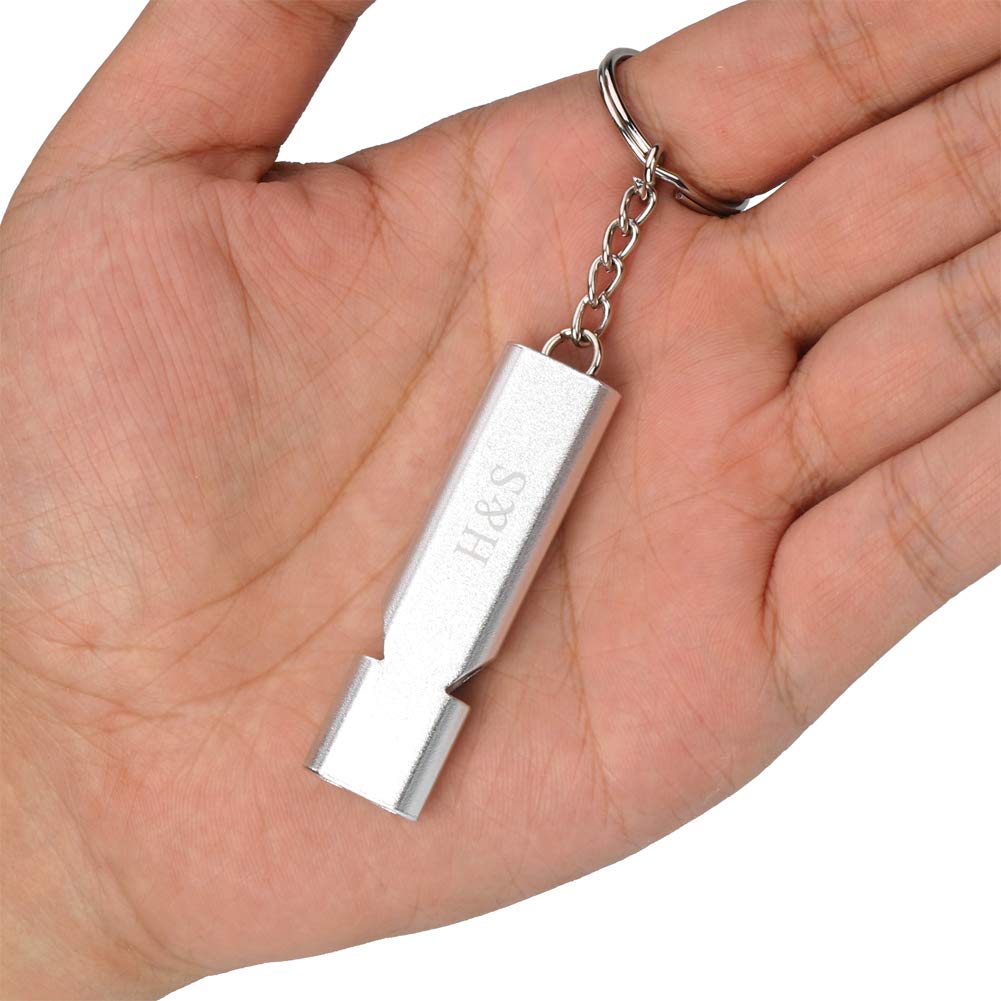 - H&S Emergency Whistle | 3pcs Survival Safety Whistle With Lanyard For Camping -