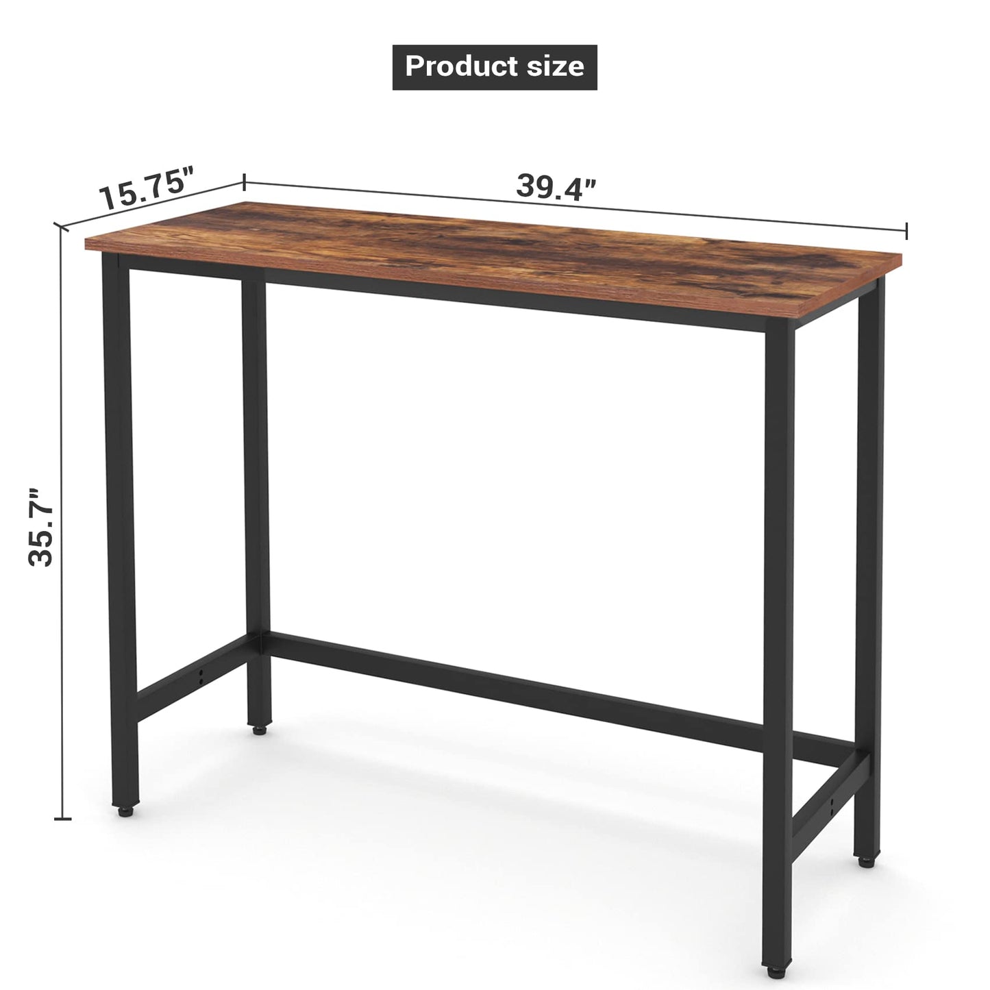 - KU Syang Bar Table | 100cm Breakfast Bar Side Table -
