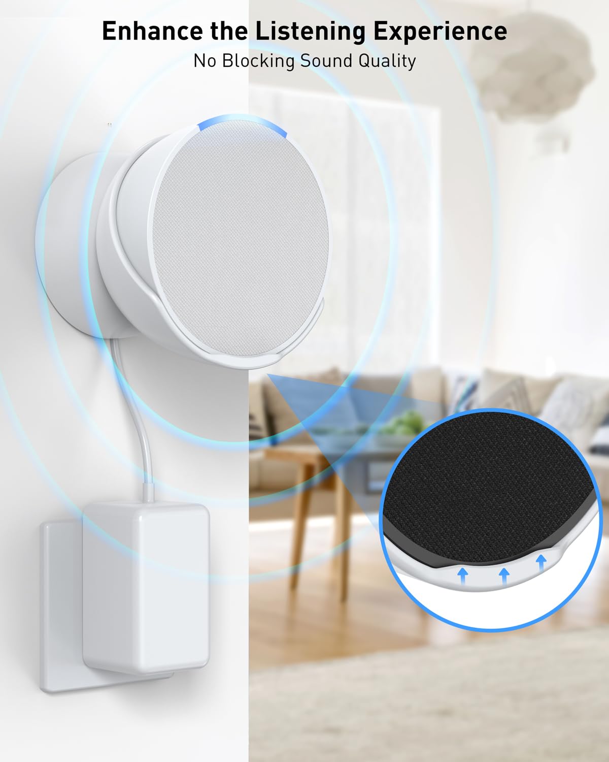 - Maxonar Wall Mount Compatible with Ech0 PoP, Holder for Ech0 PoP -