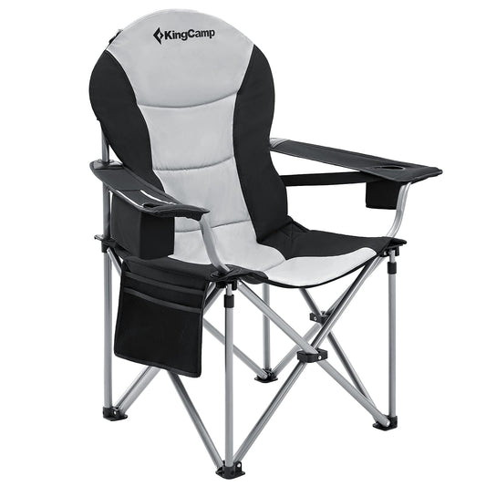 - KingCamp XL Heavy Duty Camping Chair | Lumbar Back Support | High Back -
