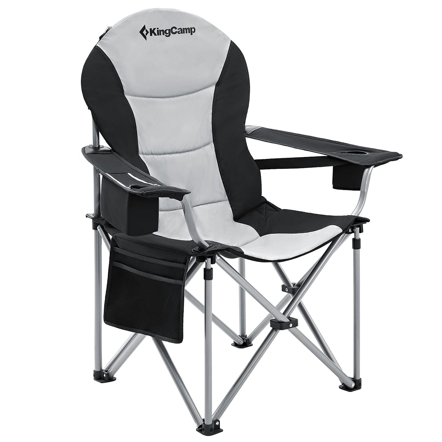 - KingCamp XL Heavy Duty Camping Chair | Lumbar Back Support | High Back -