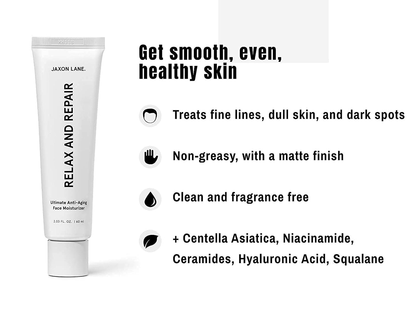 - RELAX AND REPAIR Anti Aging Face Moisturizer for Men | Anti Wrinkle Cream for Face, Night Cream, Eye Cream with Niacinamide (Vitamin B3) -
