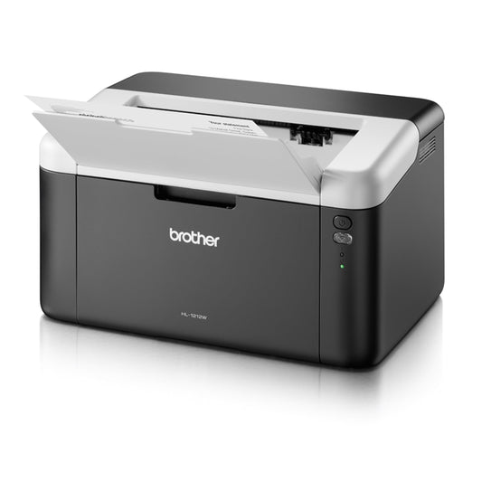 Brother HL-1212W Mono Laser Printer | PC Connected & Wireless | Print | A4 | UK Plug