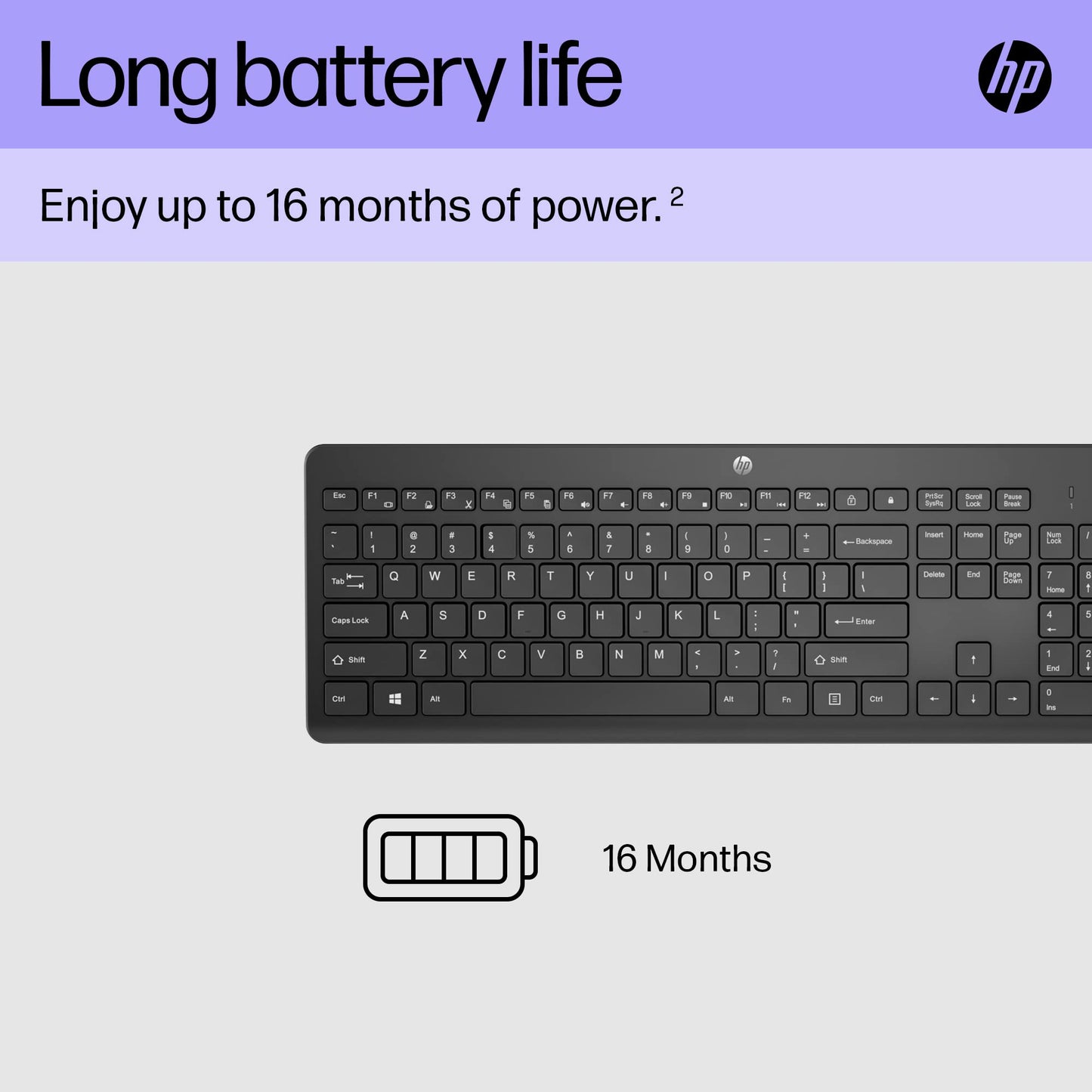 - HP 230 Wireless Keyboard -