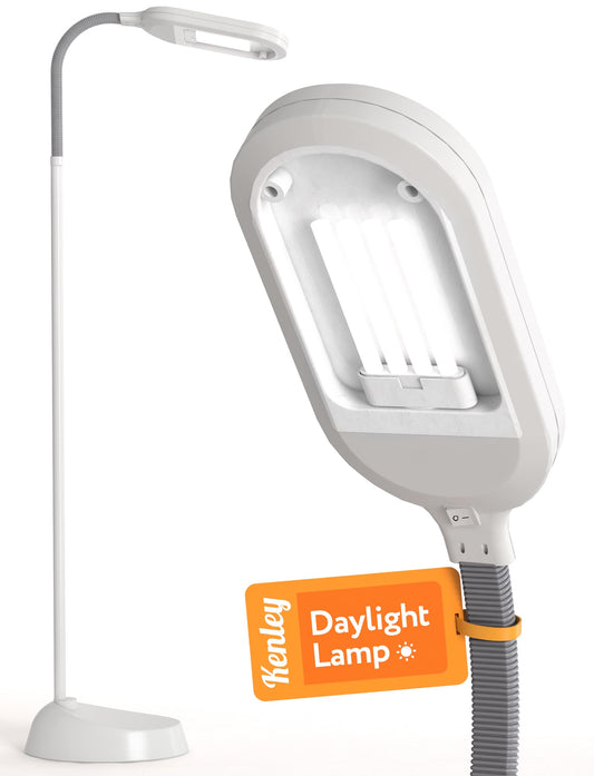 - Kenley Daylight Reading Lamp | Floor Standing | Standard Reading Light -