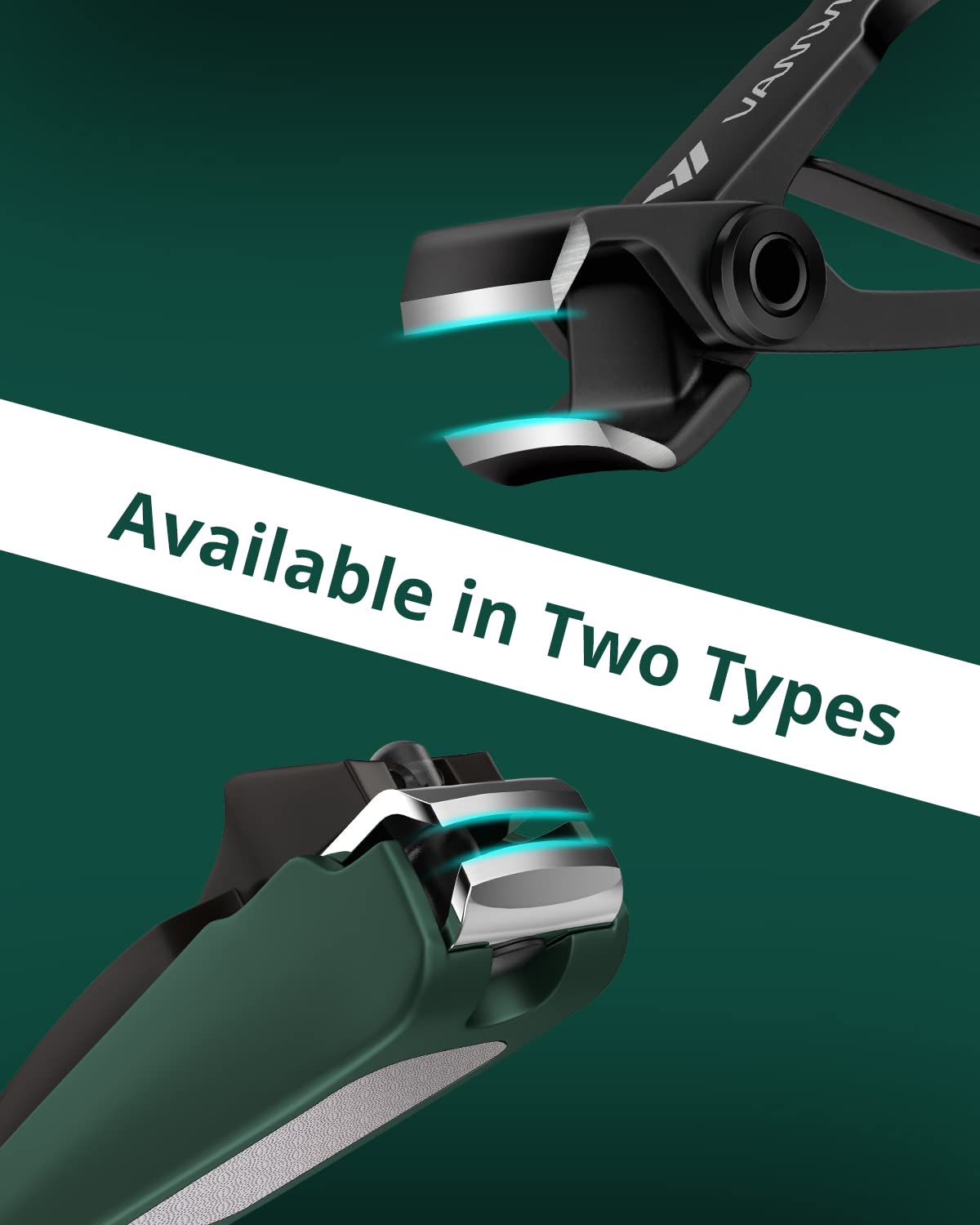 - VANWIN Nail Clipper Set 2 Pack, Heavy Duty Toenail Clippers for Thick Toenails -