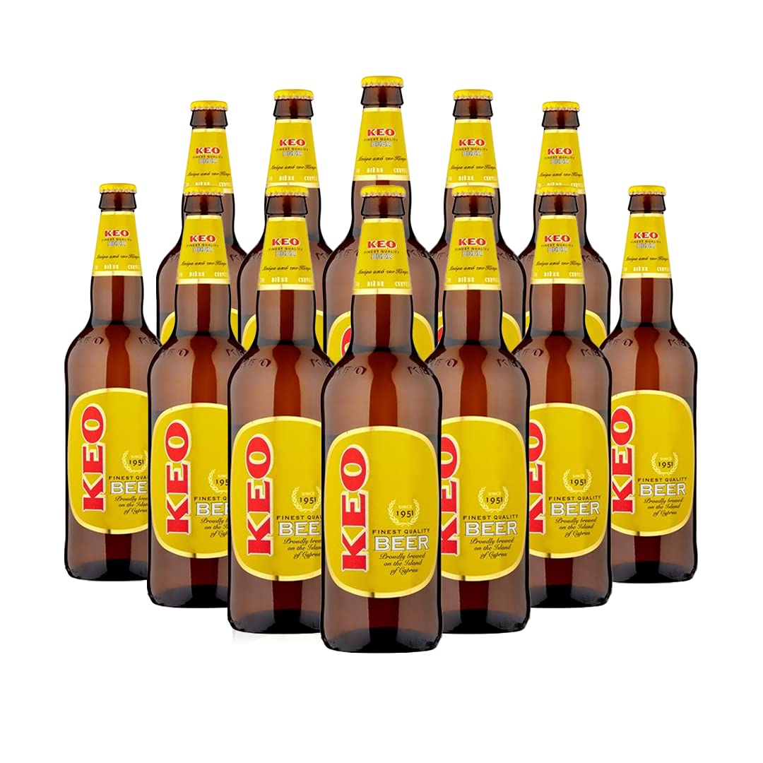 - Keo Premium Cypriot Lager 330ml Bottles (12 Pack) | 4.5% ABV -