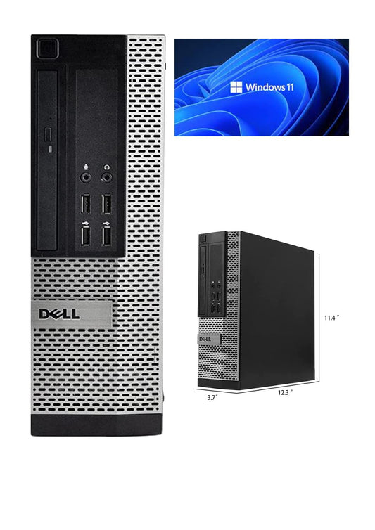 - Window 11 Pro Optiplex Core i5 Series Desktop Small Form Desktop Tower PC