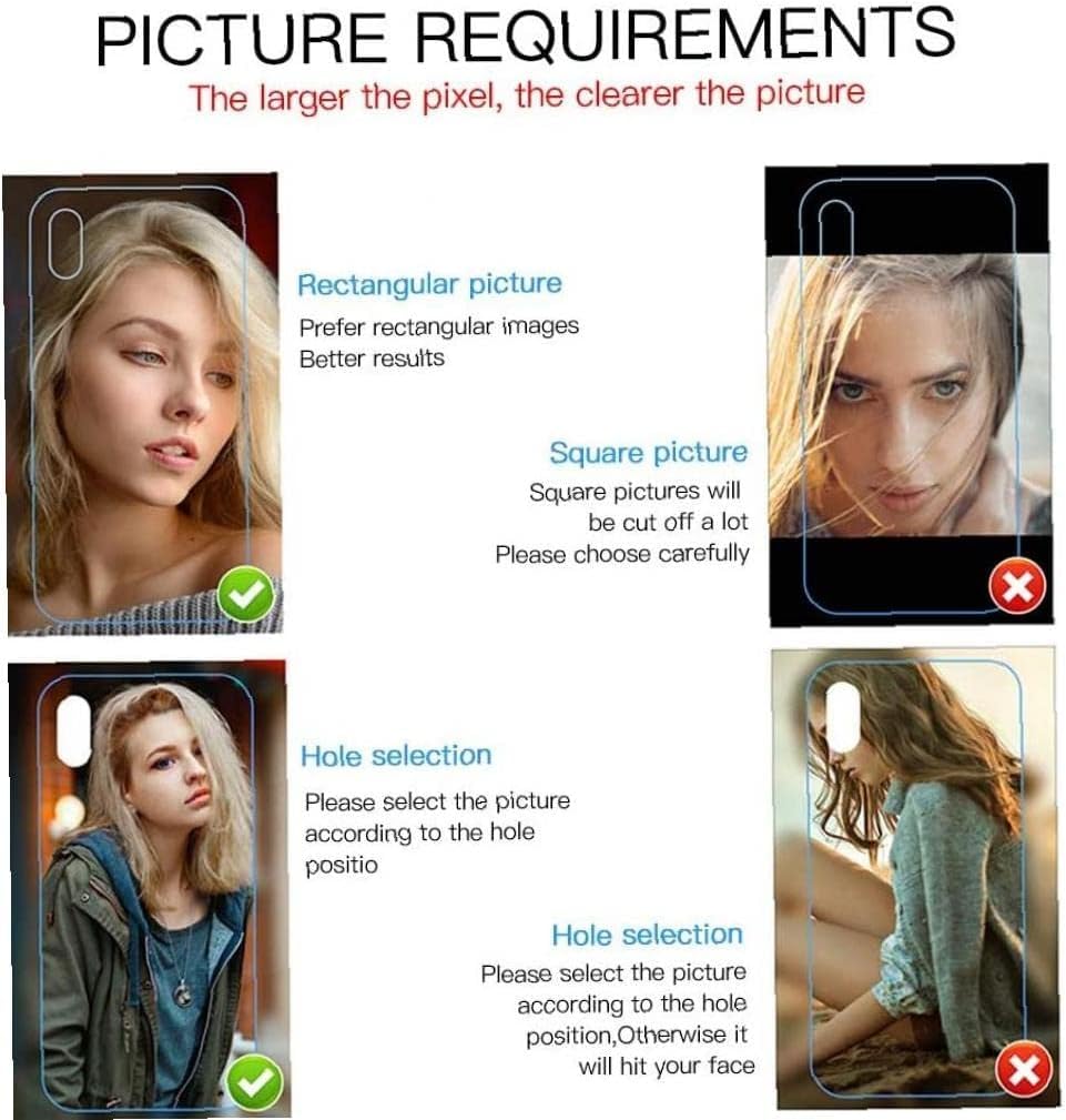 - Naispanda Personalised Phone Case for Google Pixel 6A 5G with Photo Text -