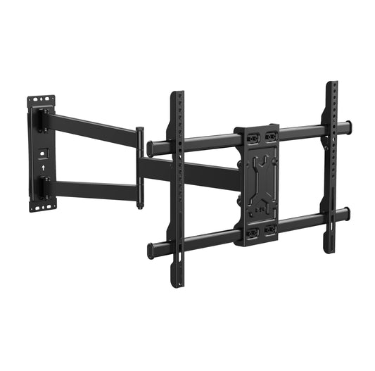 - FORGING MOUNT Long Reach TV Wall Bracket Corner TV Bracket Wall Mount for 32"-75" TVs 84cm of Smooth Extension Plus Swivel Tilt Full Motion Adjustable TV Mounting Bracket holds 45kg Max VESA 600X400mm -