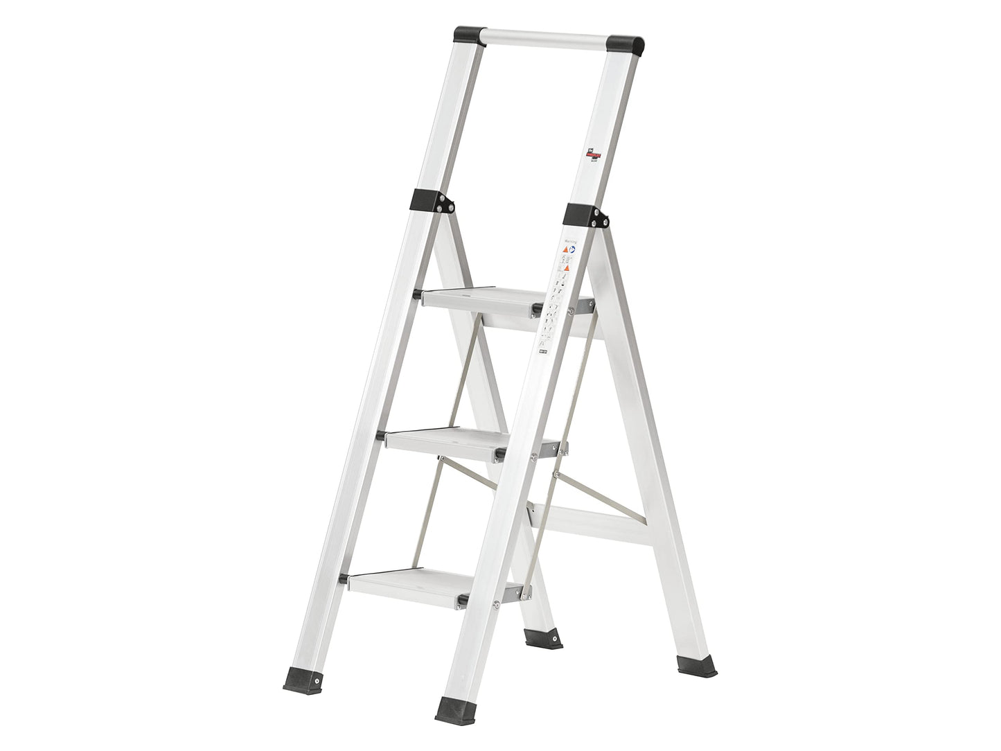 Aluminium Folding Step Ladder, Portable, Heavy Duty 3 or 4 Tread Step Ladder (3 Tread)