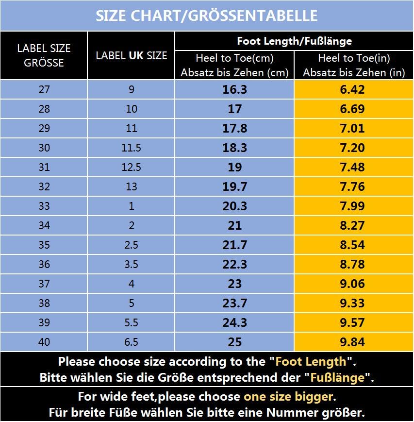 - UOVO Boys Trainers Kids Walking Shoes Low-Top Sneakers Children Waterproof Trekking Hiking Footwear Running Shoes Blue Size 4 UK