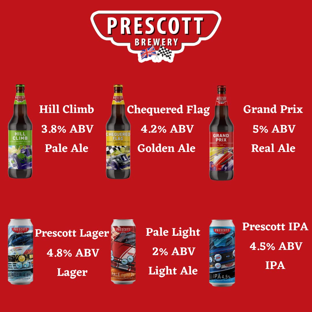 - Premium British Cotswolds Pale Ale & Real Ale Craft Beer Gift Set | 6 x 500ml Beer Bottles -