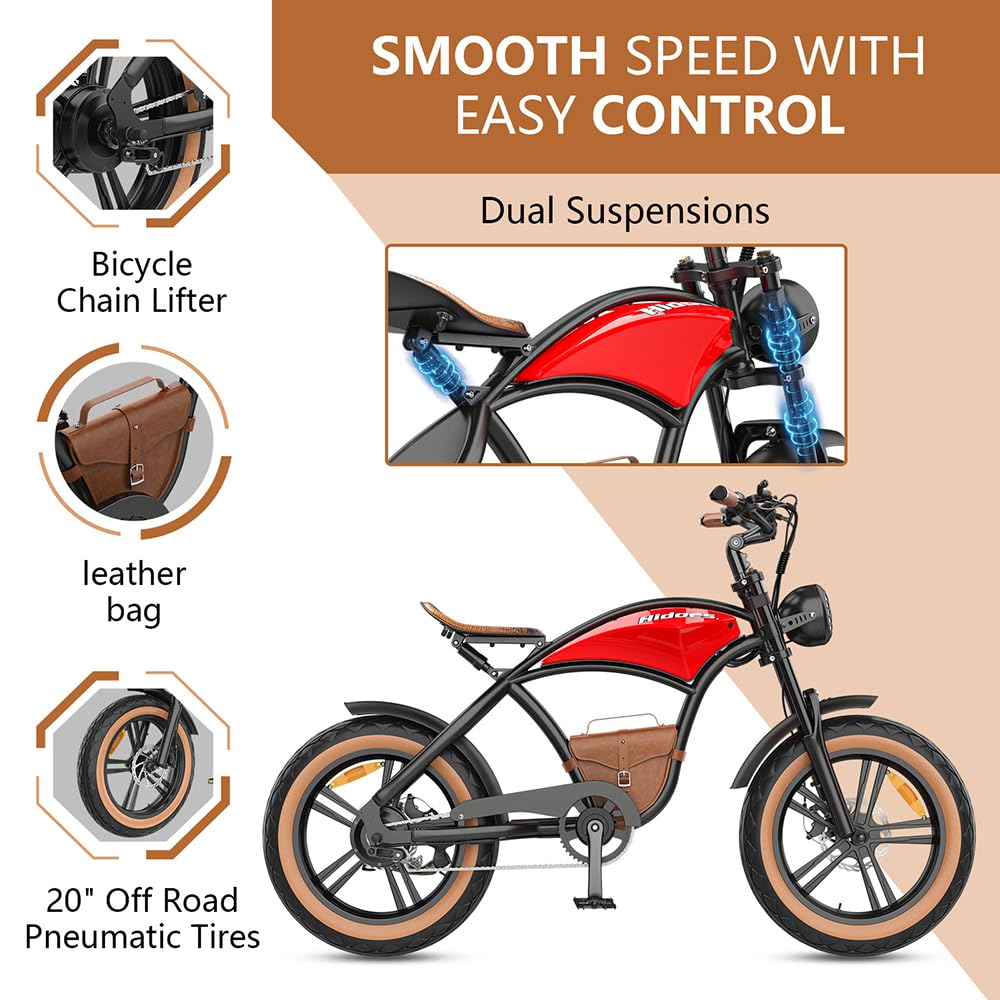 - Ebikes for Adults |13Ah Battery | Hidoes B10 25Km/h Fat Tire Electric Bike | 250W 60N·M Torque Electric Bicycle -