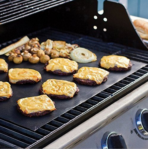 Cookey™ | 5 PCS | 16" x 13" | Non-Stick BBQ & Baking Mat, Gas & Charcoal Grills - Reusable & Versatile