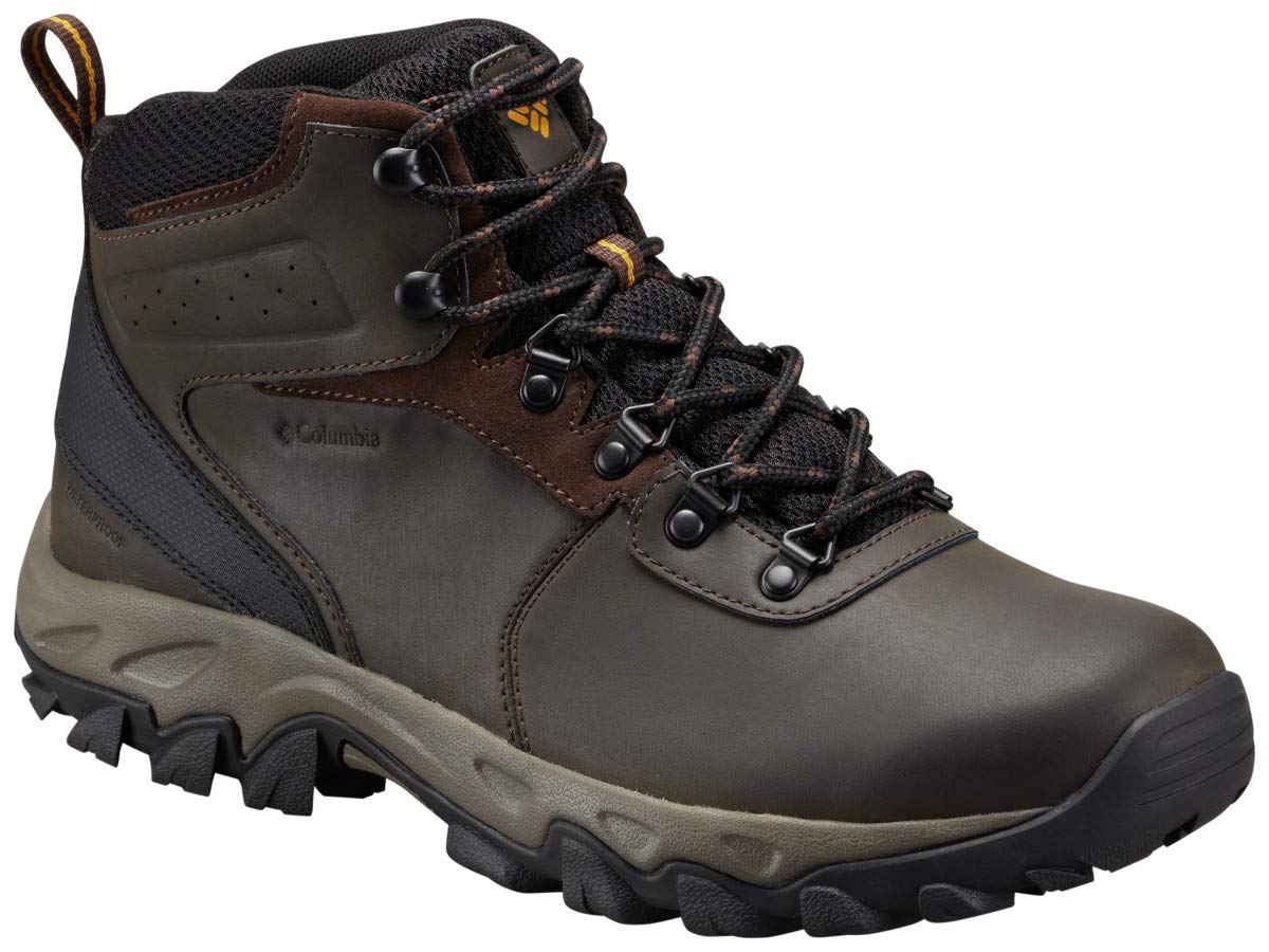 Columbia Men's Newton Ridge Plus 2 WP waterproof mid rise hiking boots, Brown (Cordovan x Squash), 11 UK