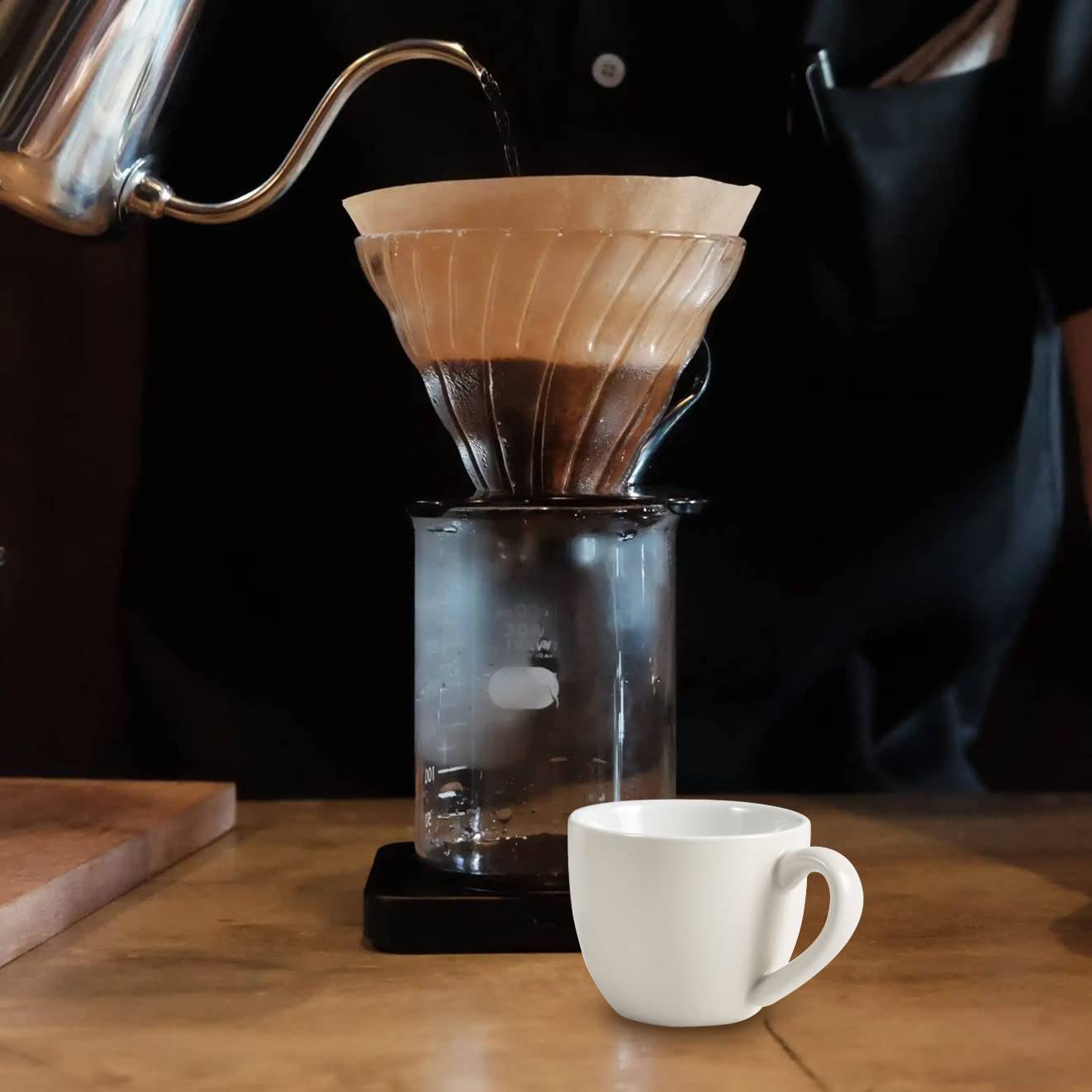 - homEdge Procelain Espresso Cup | 3 Ounces / 90 ml Demitasse for Espresso -