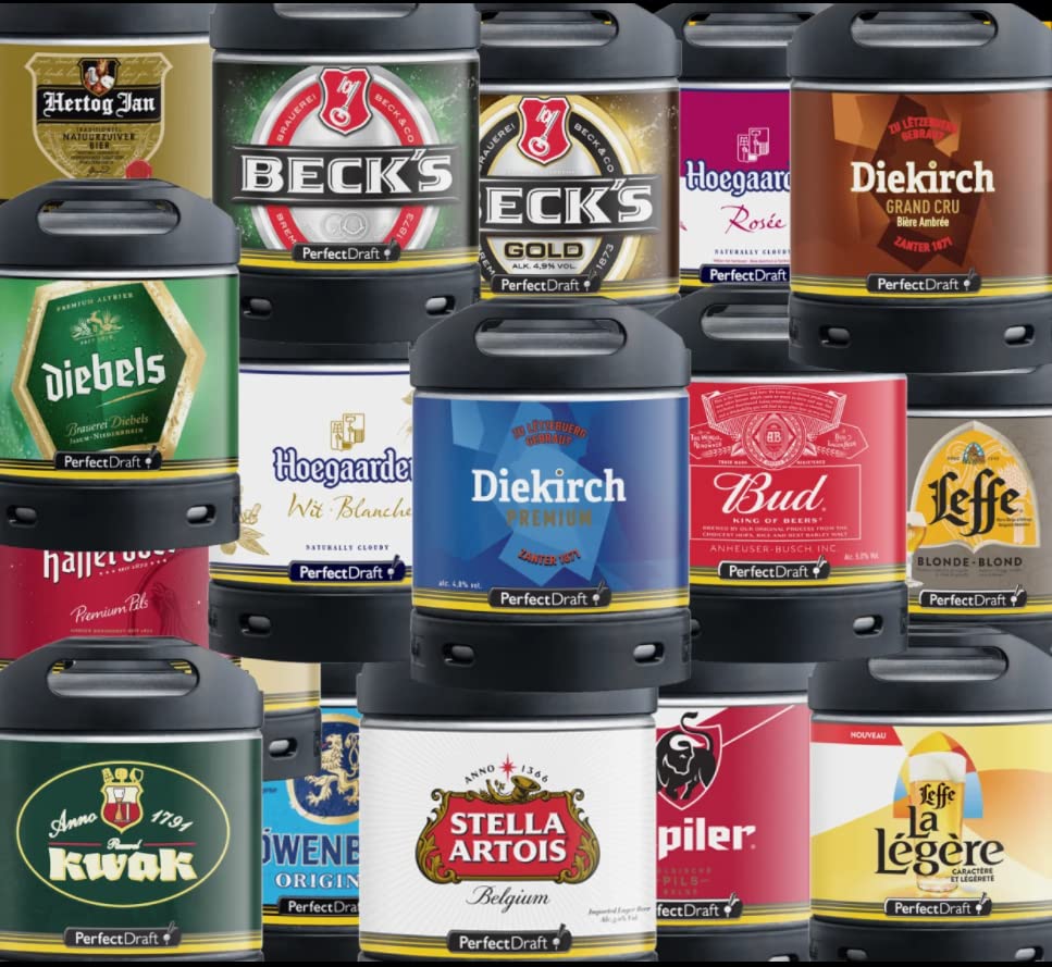 - Perfect Pint Home Draft Beer Pump | 6L KEG Machine Dispenser System -