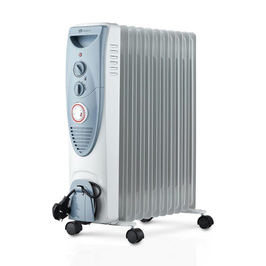 - PureMate Oil Filled Radiator | Portable Electric Heater | Adjustable Temperature and Thermostat -