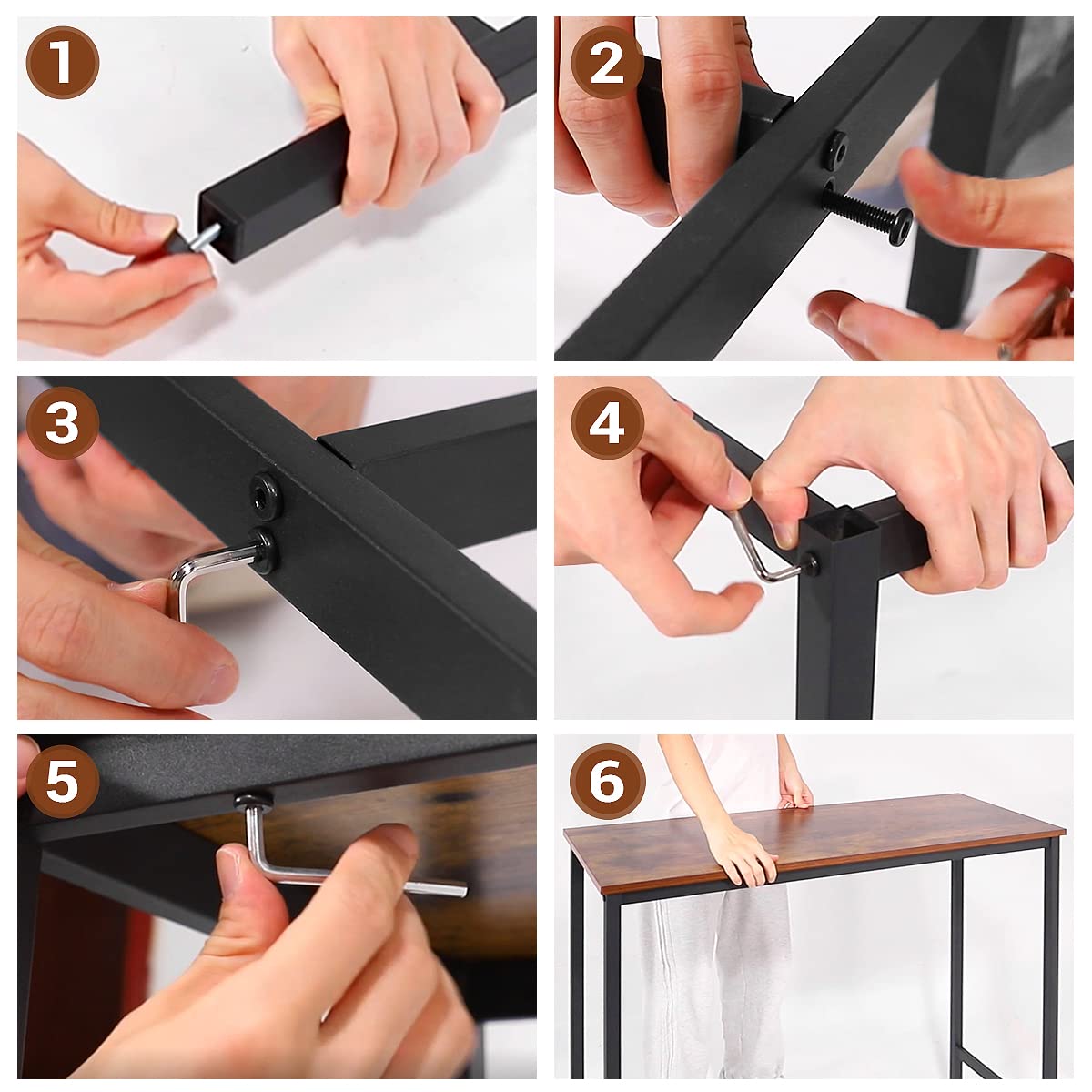 - KU Syang Bar Table | 100cm Breakfast Bar Side Table -