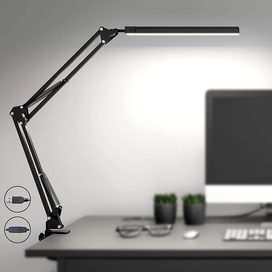 - SKYLEO LED Desk Lamp with Clamp | LED Desk Light for Office -