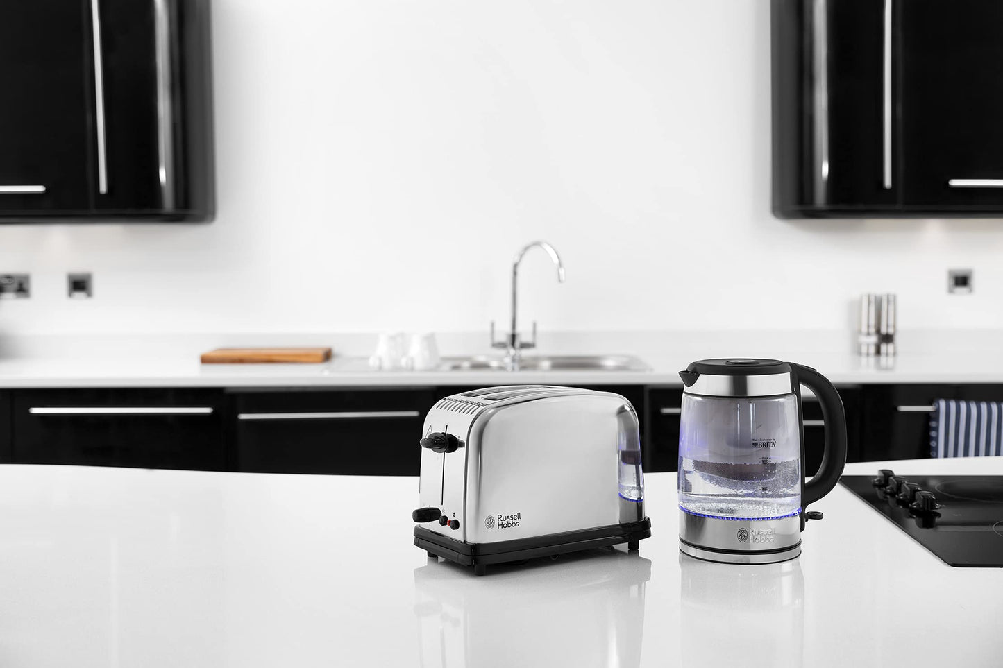 - Russell Hobbs Brita Filter Purity Glass | 1.5L Electric Cordless Kettle For Cleaner Water -