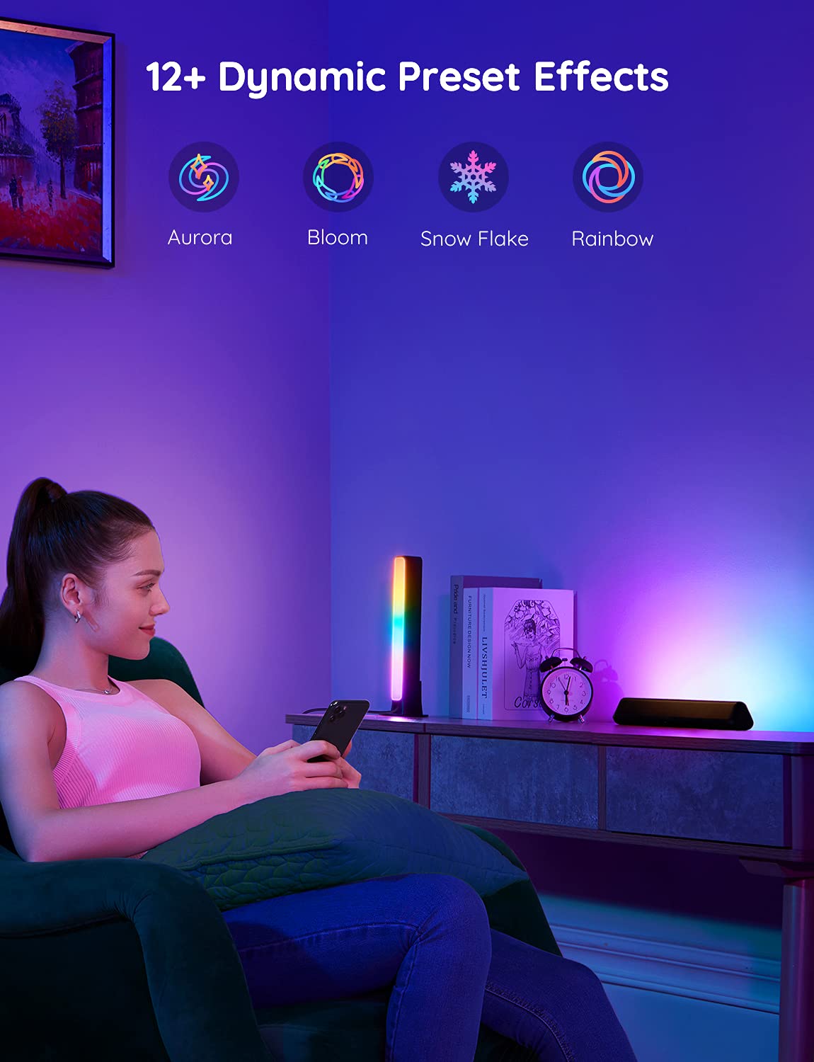 - Govee LED Light Bars | Smart WiFi RGBIC TV Backlight | Gaming Lights with Scene and Music Modes -