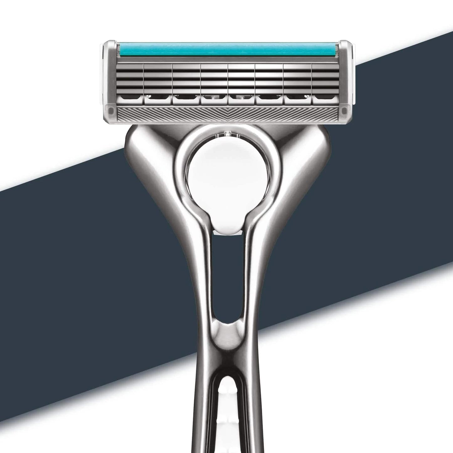 - WILKINSON SWORD - Quattro Titanium For Men | Sensitive Comfort | Razor Handle + 9 Blade Refills