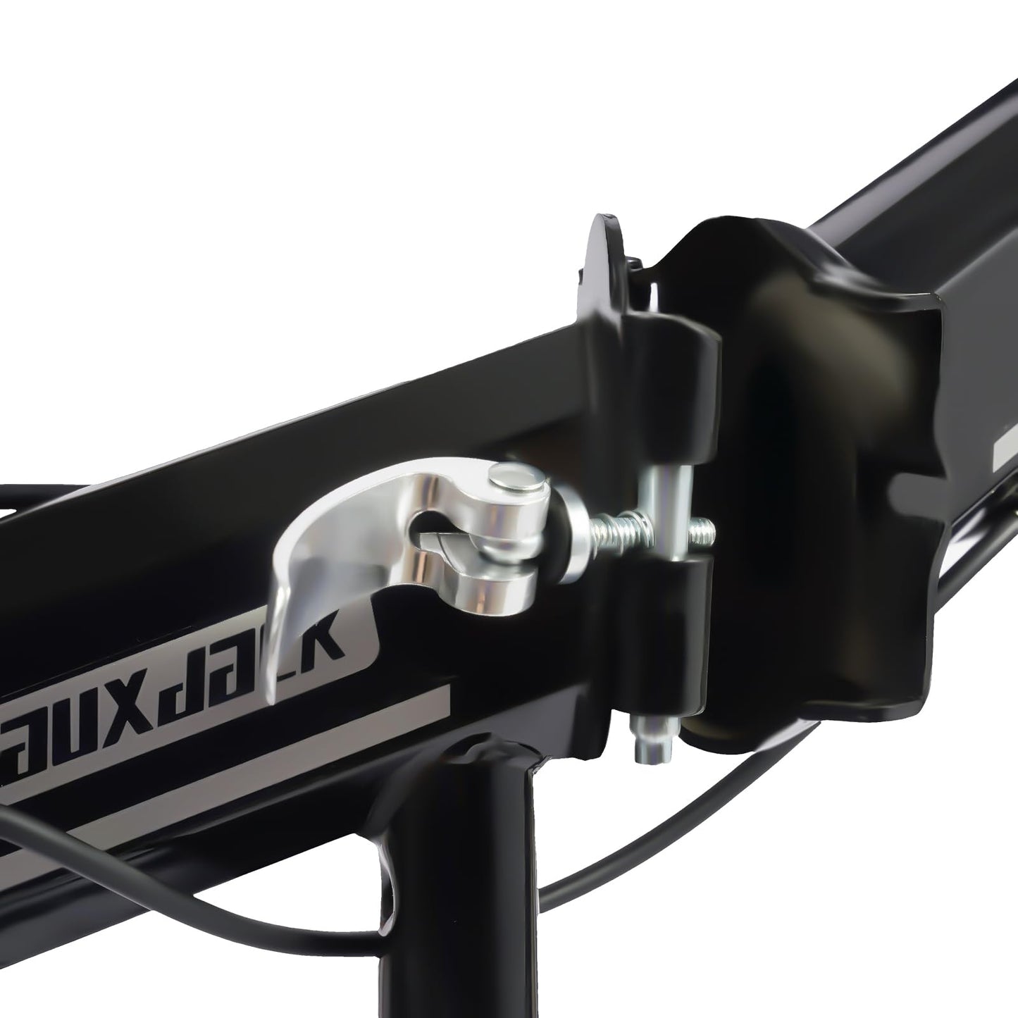 BAOCHADA 26 Inch Folding Bike 21 Speed Mountain Bike, Adult Folding Mountainbike Gears Folding Bicycle with Dual Disc Brake Hard Frame MTB Bike for Men and Women, Black+Silver