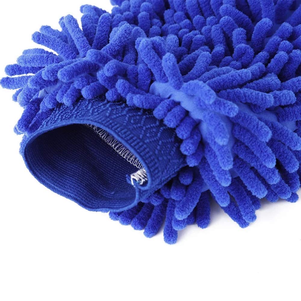 - SteelFever Set of 2 Car Wash Cleaning Kit | Microfiber Chenille Cleaning Sponge -