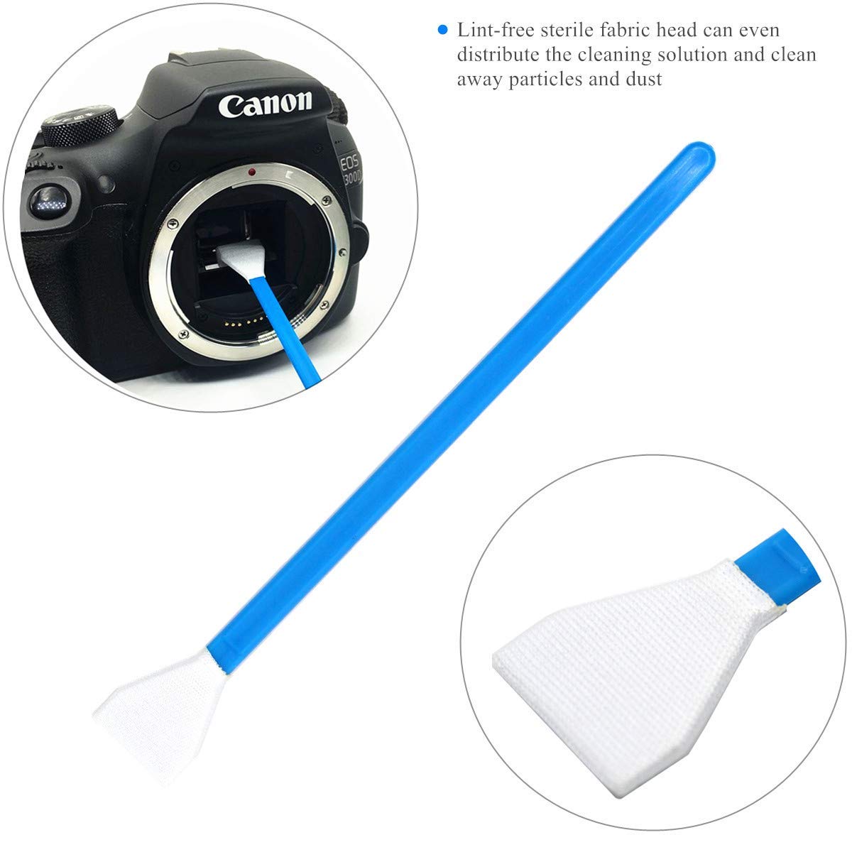 Camera Cleaning Kit for Digital SLR Camera Sensor Cleaning and Lens Cleaning Liquid Cleaner, Cleaning Brush, lens pen, Microfiber Cloth and Carry Bag