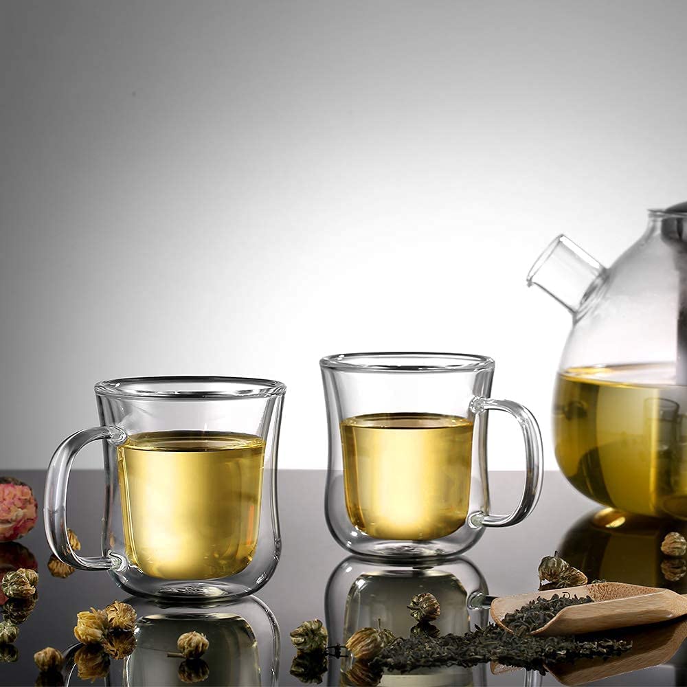 - ecooe Espresso Coffee Glass | 120ml | Set of 2 -