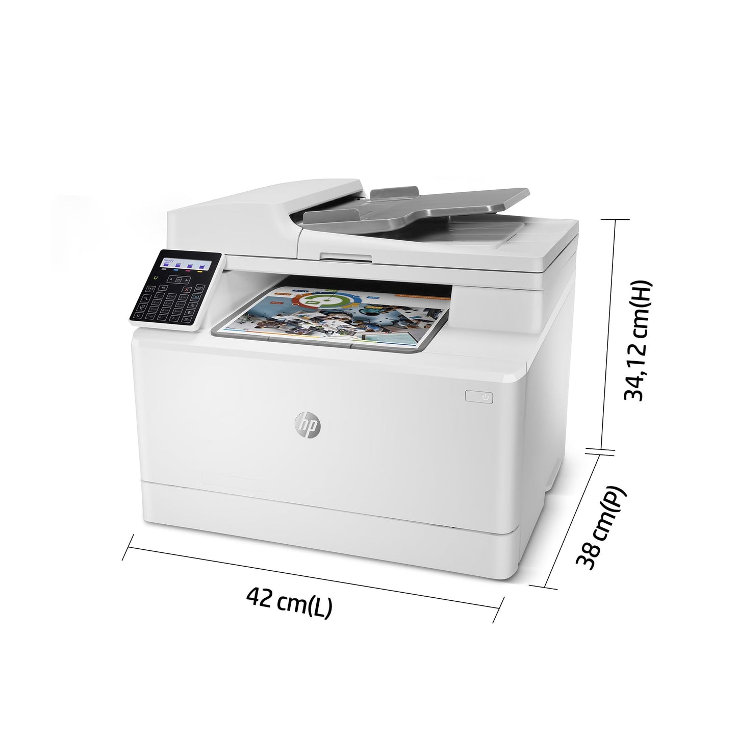 - HP Color LaserJet Pro | MFP M183fw colour laser printer Scanner copier Fax LAN WiFi -