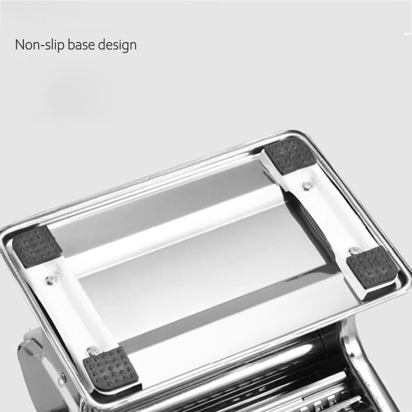 5 in 1 Stainless Steel Fresh Pasta Maker Machine Lasagne Spaghetti Tagliatelle Ravioli Professional Fresh Pasta Maker Noodle Maker Machine Cutter with 3 Cut Press Blade Settings with Drying Rack