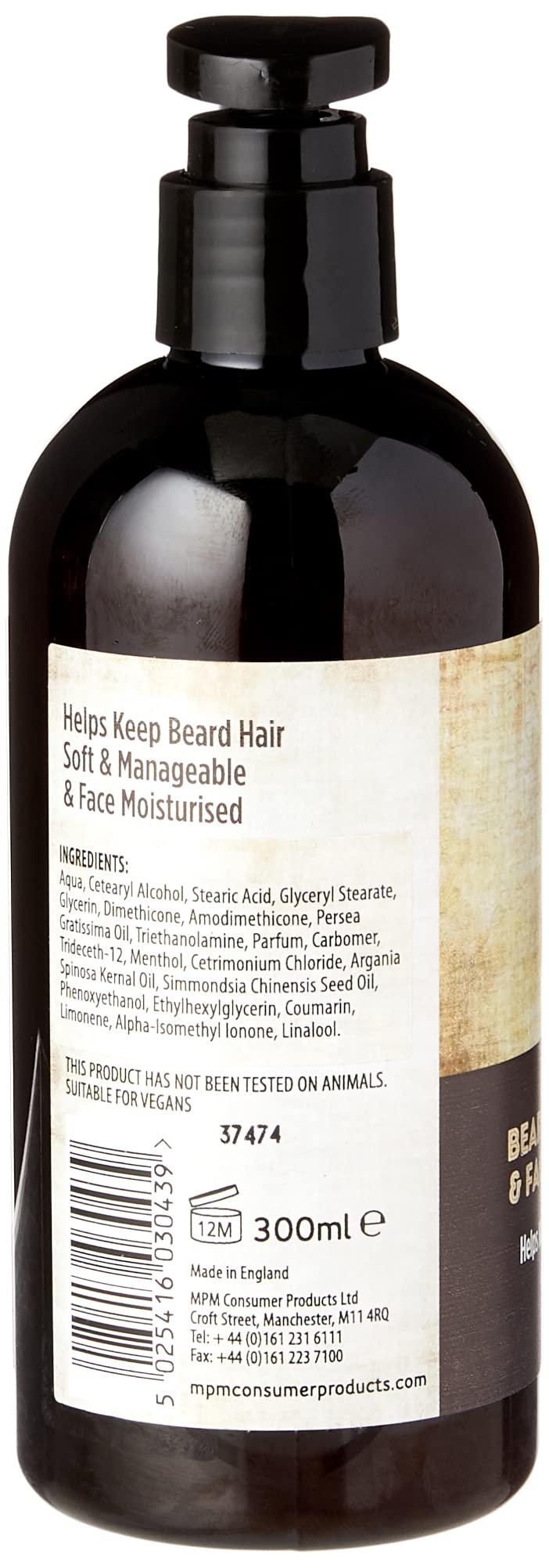 By My Beard Conditioner Face Moisturiser 300ml