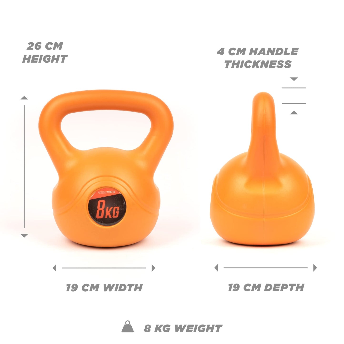 - Phoenix Fitness Unisex RY932 Vinyl Kettlebell | Heavy Weight Kettle Bell for Strength -