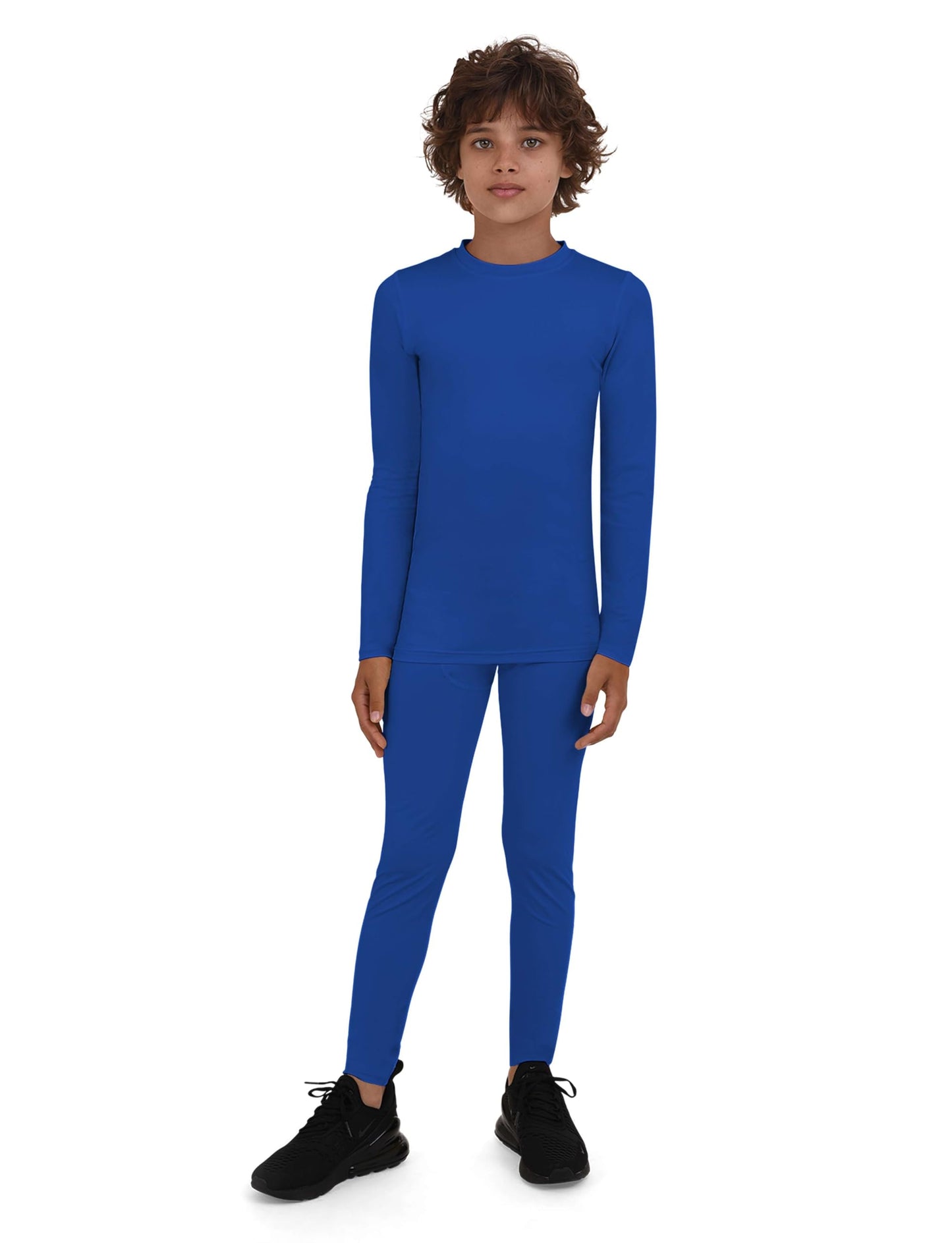 - PowerLayer Skins for Boys | Kids Base Layer Thermal Long Sleeve Top -