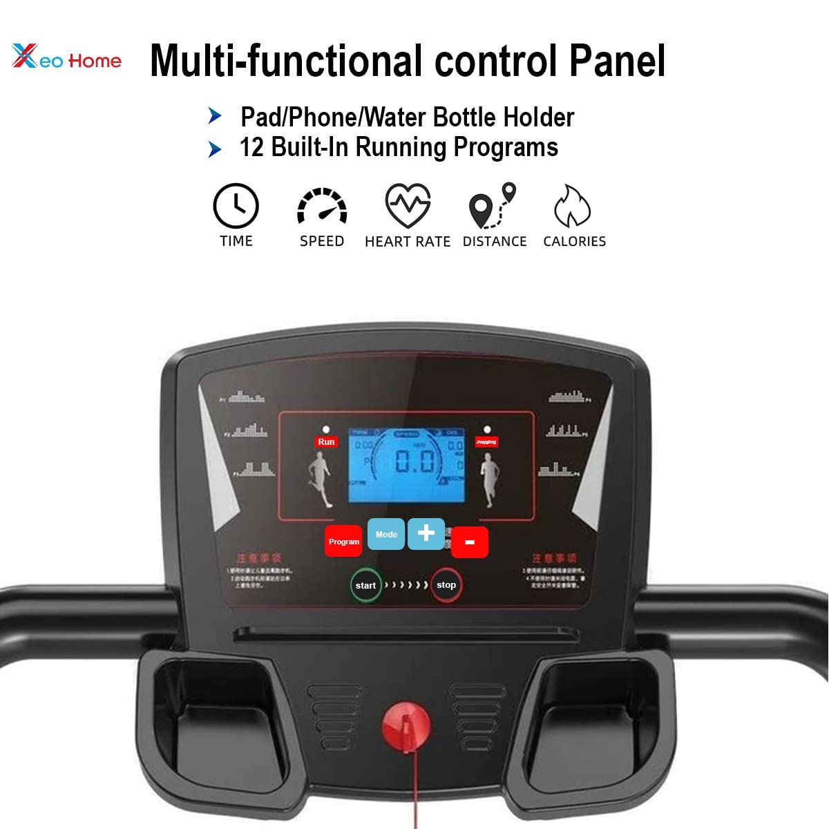 - XEO HOME Treadmill (Folding) For Home Gym.